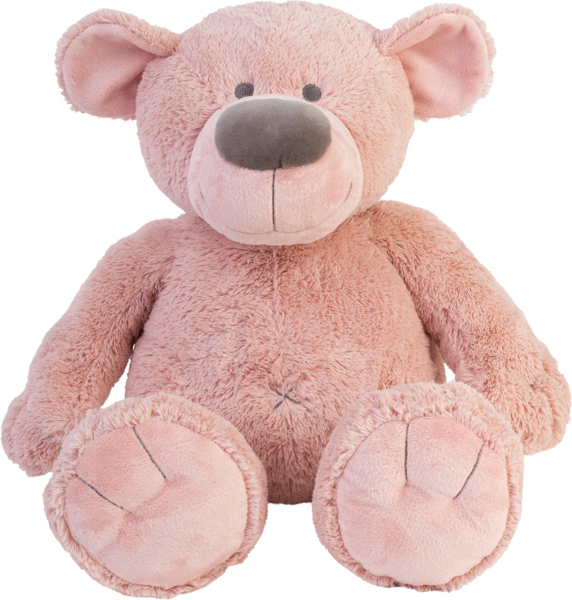 Happy horse beer brim knuffel 40cm - oudroze - baby knuffel