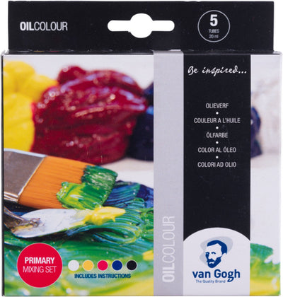 Van Gogh Oil Paint Primata Set di miscele, 5x40ml