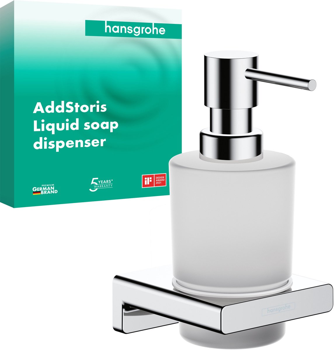 Hansgrohe addstoris zeeppompje chroom