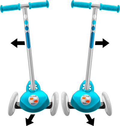 Stamp patinete infantil de 3 ruedas con control de derrape - patinete de dirección - unisex - azul