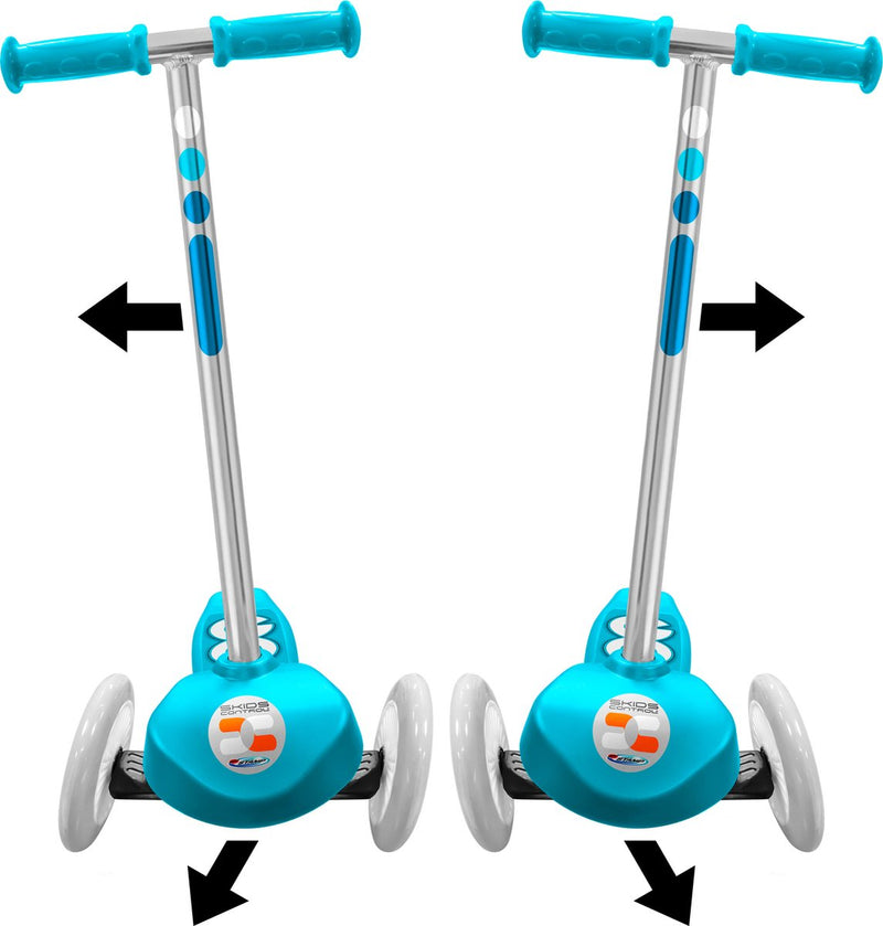 Stamp skids control 3-wiel kinderstep - steering step - unisex - blauw