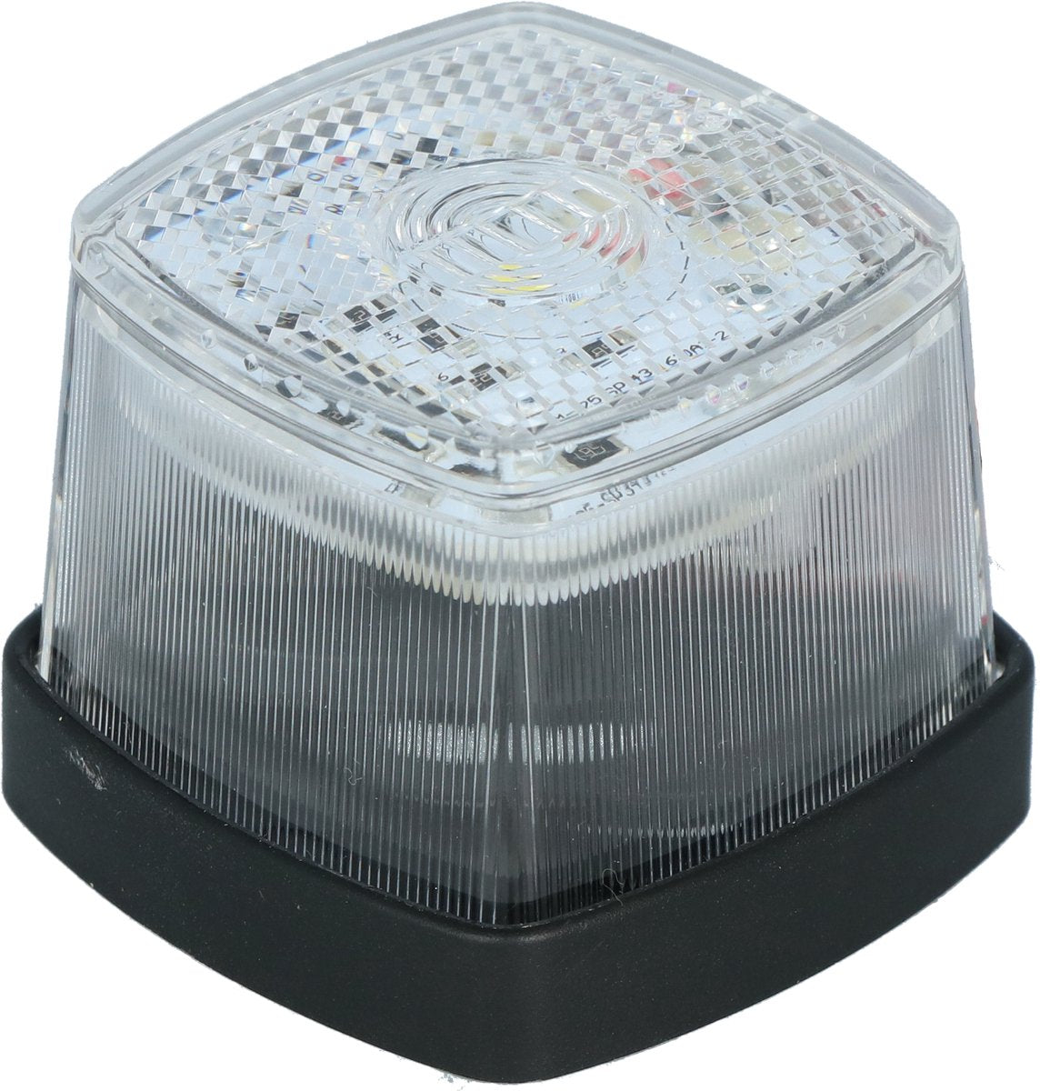 Lámpara de posición LED Carpoint blanca - 12-24v - e-mark - fácil de montar - incl. material de montaje cables de conexión - 50x50x45mm (lxwxh)