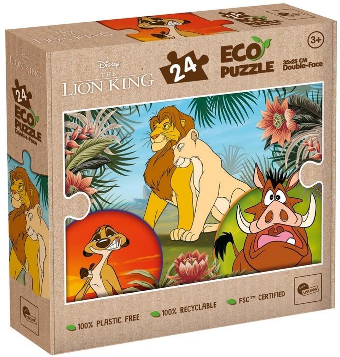 Lisciani disney eco-puzzle mini df 24 lion king