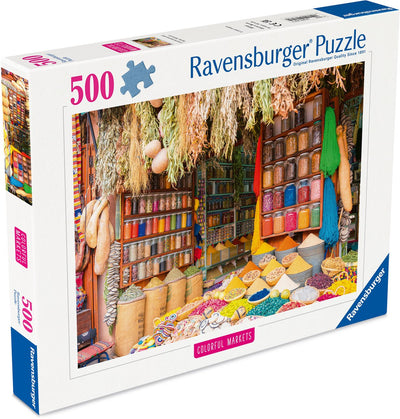 Ravensburger jigsaw puzzle colorful markets no 4 - 500 pcs.