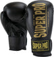 Super pro combat gear champ se (kick)bokshandschoenen zwart goud 12oz