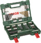 Bosch v-line boor- en schroefbitset titanium - met ratel en magneet - 91-delig - voor hout, metaal en steen
