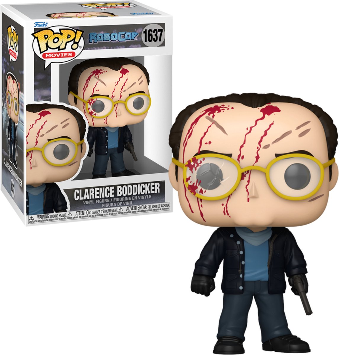 Funko robocop clarence boddicker figura de vinilo 1637 pop! multicolor - pvc - fan merch, película