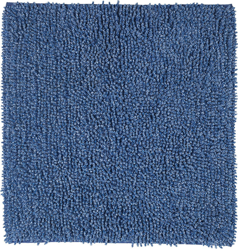 Tappetino da bagno misto sealskin 60x60 cm - cotone - blu