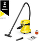 Kärcher wd 2 plus v-12 4 18 nat-en droogzuiger - 1000 w - 12 liter - schuimfilter - stofzuiger geschikt voor auto - garage