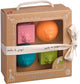 Set da gioco Sophie la giraffa so'pure - set di blocchi e palline - giocattoli per bambini - regalo di maternità - regalo per baby shower - 100% gomma naturale - da 3 mesi - rosa arancione blu verde