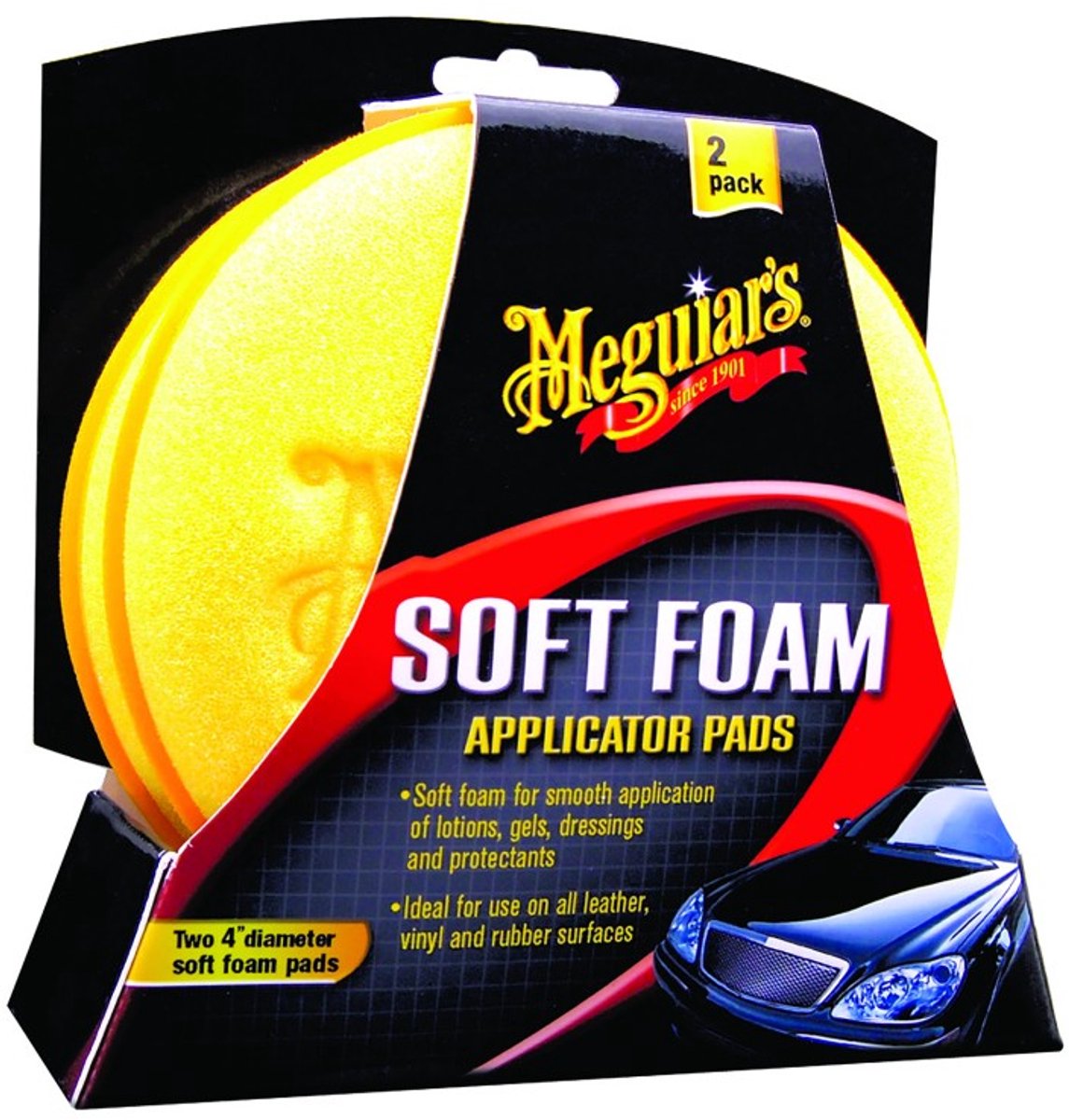 Almohadillas aplicadoras de espuma suave de Meguiar