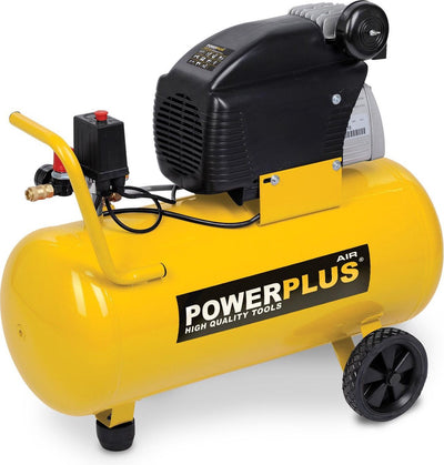 Compresor powerplus powx1760 - compresor de aire - 1500w - 8 bar - capacidad del tanque 50l