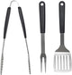 Char-griller bbq gereedschap set – 3-delig (tang, spatel en vork) – rvs barbecue tools – duurzaam en stevig