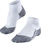 Falke ru4 calcetines cortos ligeros anti-ampollas de material funcional de lyocell para correr mujeres blanco - talla 41-42