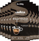 Lavazza espresso italiano classico filterkoffie - gemalen koffie - blend van arabica robusta bonen - intensiteit 5 10 - 8 x 250 gram