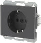 Berker k1 inbouw wandcontactdoos (wcd) ra 1-voudig antraciet