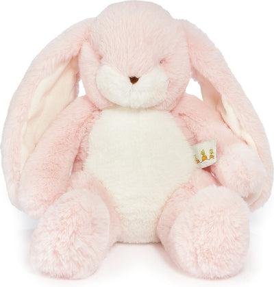 I conigli della baia sgranocchiano il coniglio - peluche - dettagli ricamati - 30 cm - rosa