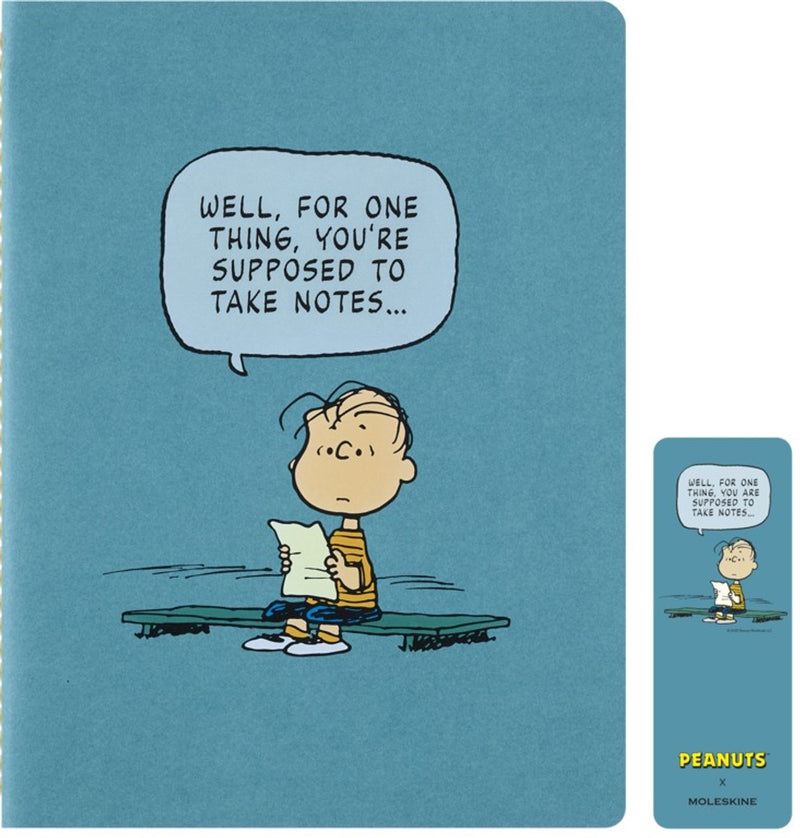 Moleskine edizione limitata - arachidi - taccuino - xl (18x25cm) a righe - linus