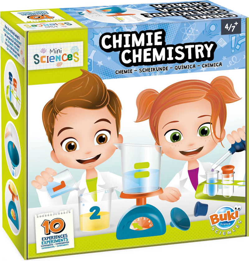 Buki france buki - mini ciencias - tu primer set de química - experimentos - ciencias