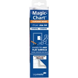 Magic chart notas rotafolio papel de aluminio legamaster 7-159000-a4 blanco
