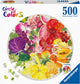 Ravensburger Puzzle rotondo cerchio di colori frutta e verdura - puzzle - 500 pezzi