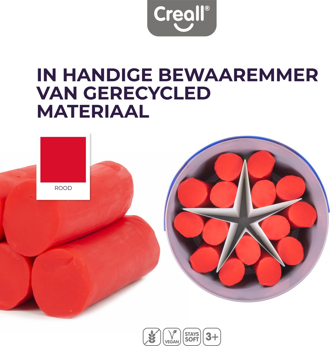 CREALL CYPERSOFT CLAY RED, 1750gr.