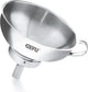 Embudo para conservas Gefu versare - acero inoxidable - 14 cm - con tamiz y embudo reductor