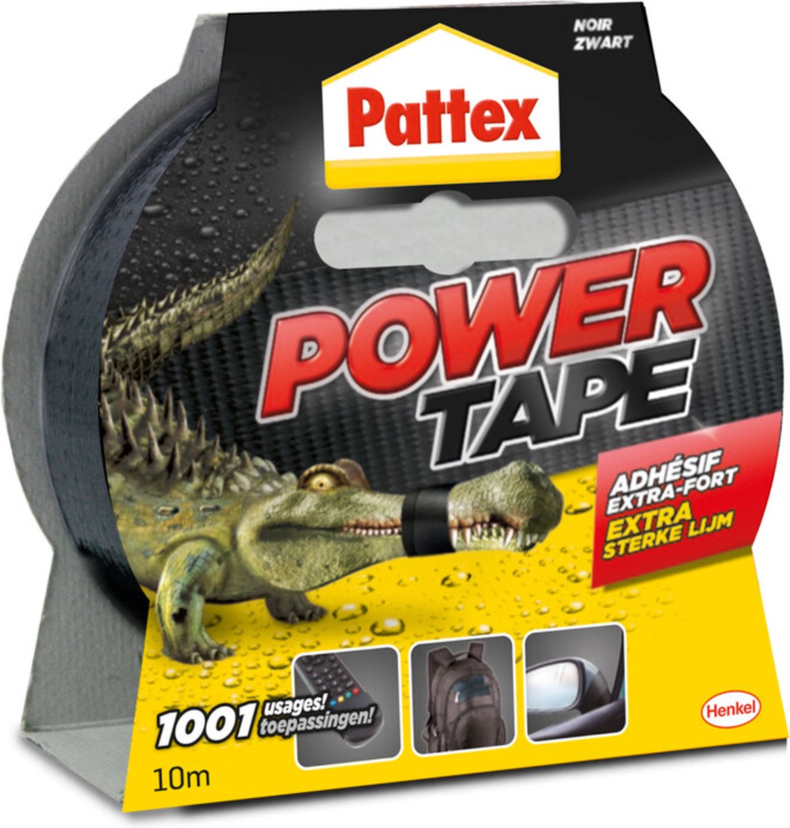 Pattex 1006695 - 10m negro | 6 piezas