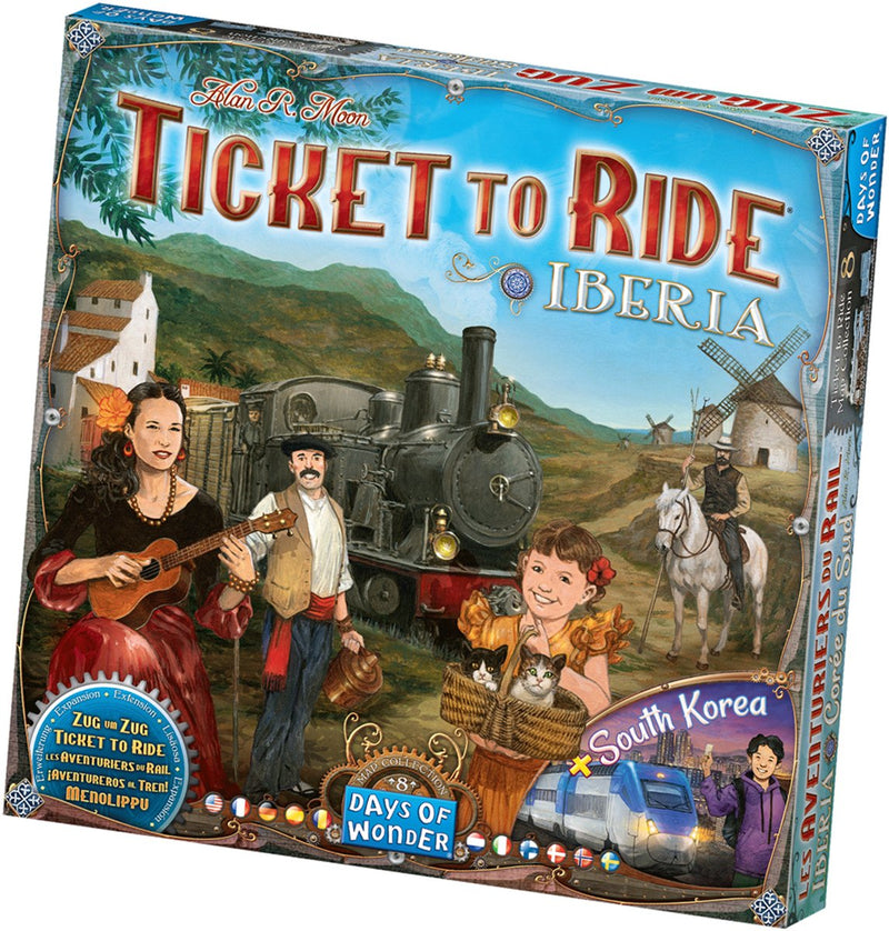Days of Wonder - Ticket to Ride - Iberia Corea del Sud - espansione - gioco da tavolo