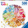 Ravensburger jigsaw puzzle around Circle of Colors Desserts Pastries, 500st.