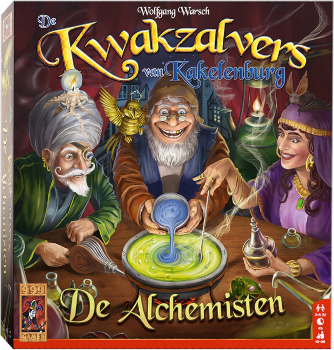 999 -Games de Kwakzalvers Van Kakelenburg: The Alchemists Explashing Board Game