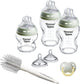Set iniziale per biberon e tettarelle in vetro Tommee Tippee Natural Start - Biberon da 150 ml e 250 ml per neonati - 0 mesi+