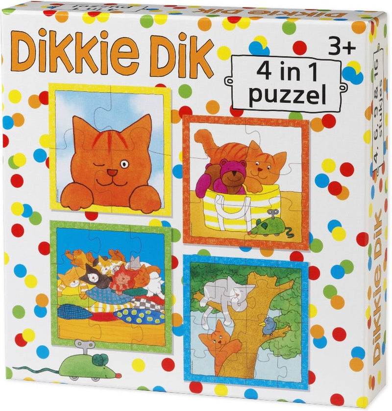 Dikkie Dik Puzzle, 4in1