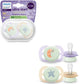Philips avent ultra start night – ciuccio in silicone fosforescente – 0-2 mesi – 2 pezzi - scf075 17