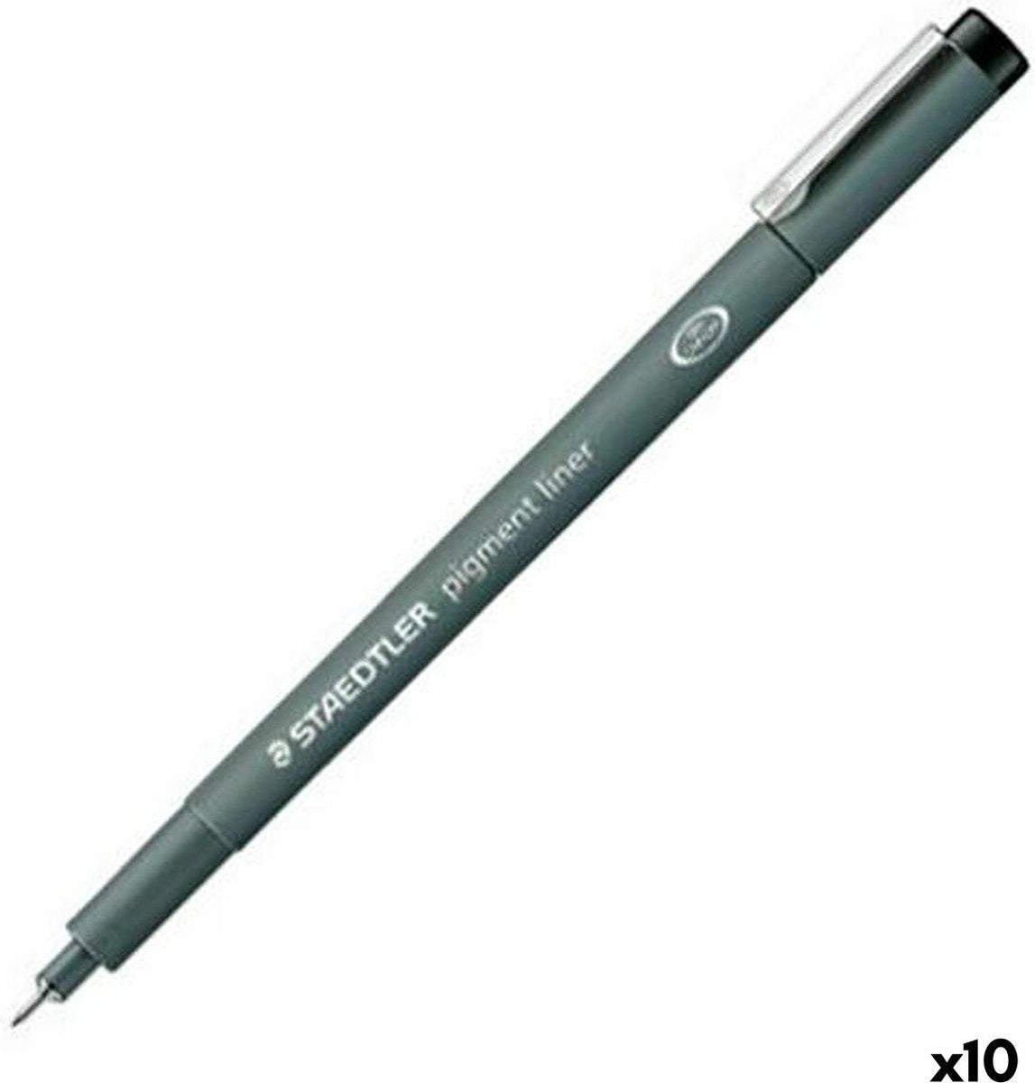 Staedtler - serie per artisti - liner pigmentato - fineliner - nero - 0,4 mm - 10 pezzi