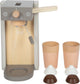 Small foot koffiemachine speelset grijs 'tasty'