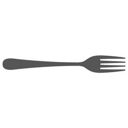 Forchette in acciaio inox color argento 24.1020 12 pezzi