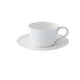 Stoviglie in nobile porcellana fine 160 ml bianco sporco 24 pezzi