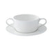 Vajilla de porcelana fina 17 cm color crema 24 piezas