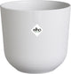 Elho jazz rond 26 bloempot voor binnen - woonaccessoire van 100% gerecycled plastic - ø 26 x h 24.2 cm - zijdewit