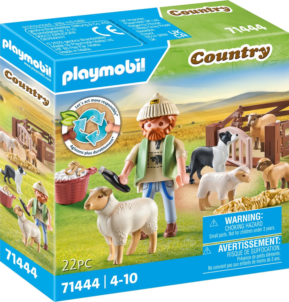 Playmobil Country Young Shepherd with Sheep 71444