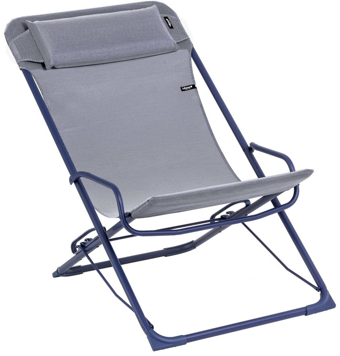 Lafuma transaswing - mecedora - silla de playa - sillón - ajustable - plegable - batyline - índigo