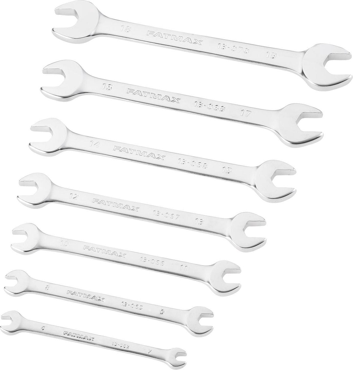 Stanley Hand Tools FMMT82900-0 Fatmax Set chiavi combinate con cricchetto tozzo | 7 parti - fmmt82901-0