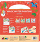 Pittura ad acqua magica Avenir: libro dinosauri 21,7x2x22,7 cm, 6 pagine riutilizzabili con gioco 3 in 1, 3+