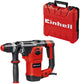 Taladro percutor eléctrico Einhell te-rh 32-1600 4f - 1600 w - número de carreras 4.600 min - 4,5 años - sds-plus - 4 funciones: taladrar percutor taladrar cincelar con o sin bloqueo de cincel - incl. estuche de transporte y almacenamiento