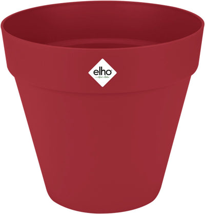 Elho loft urban rond 50 - bloempot voor buiten - ø 48.5 x h 44.5 cm - theater rood