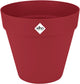 Elho loft urban round 50 - macetero de exterior - ø 48,5 x h 44,5 cm - teatro rojo