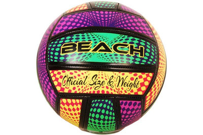 E l deportes voleibol de playa - multicolor