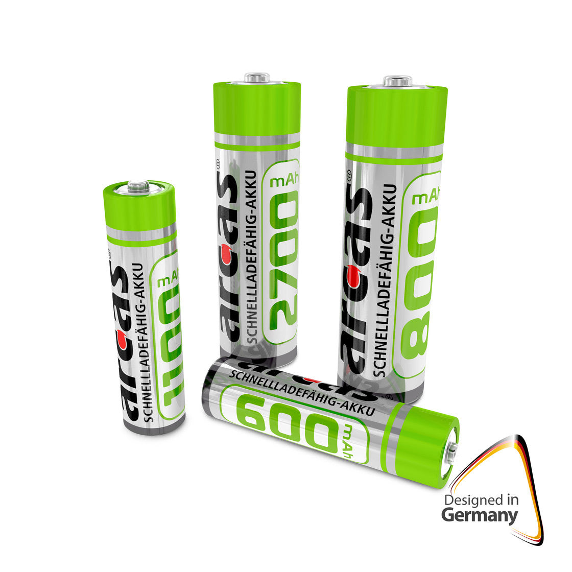 Venta de baterías Europa Batilines recargables Arcas Recargables NIMH AAA HR03 600MAH, 2st.