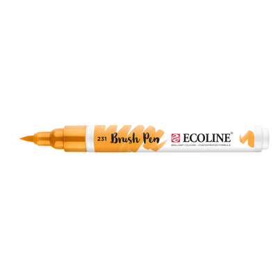 Ecoline • rotulador pincel dorado ocre 231